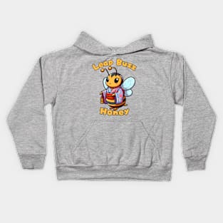 Leap year bee Kids Hoodie